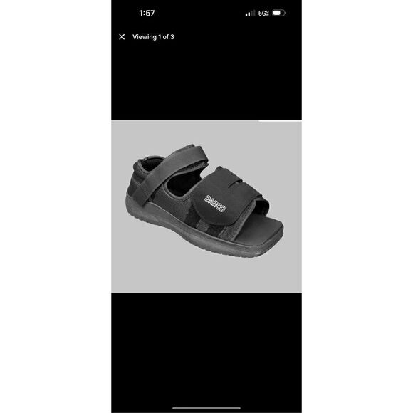 DARCO Womens Strapless Forefoot Closure Rocker Sole MedSurg™ Post Op Shoe Size 7 - Picture 5 of 5